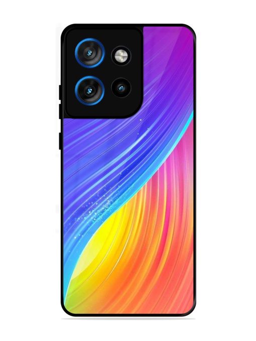 Neon Swirl Glossy Soft Edge Case for Motorola Moto Edge 50 Neo (5G)