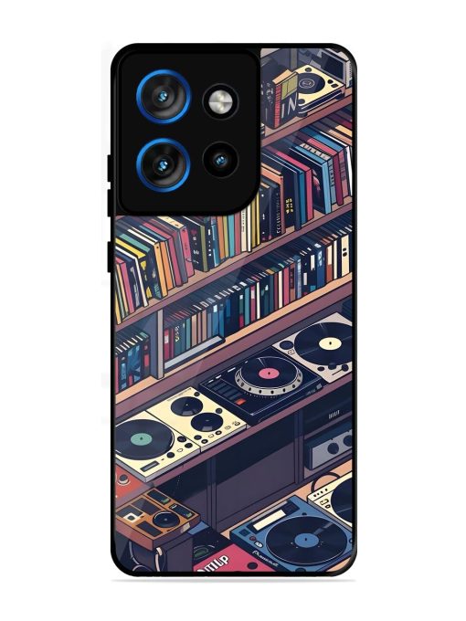 Music Lover'S Haven Glossy Soft Edge Case for Motorola Moto Edge 50 Neo (5G)