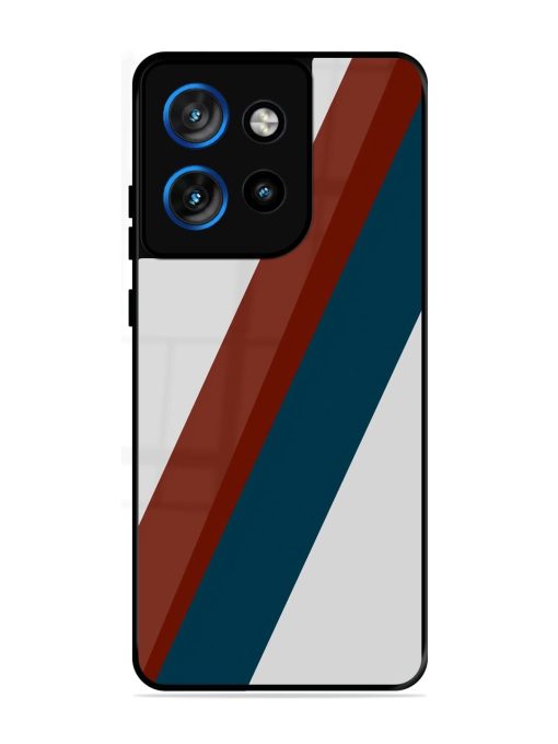 Slanted Stripes Glossy Soft Edge Case for Motorola Moto Edge 50 Neo (5G)