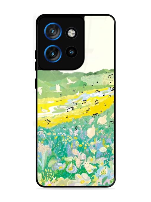 Melody In Bloom Glossy Soft Edge Case for Motorola Moto Edge 50 Neo (5G)