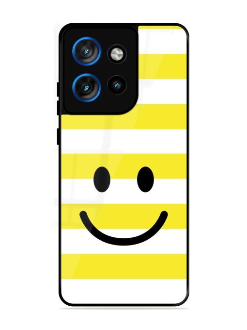 Smiling Stripes Glossy Soft Edge Case for Motorola Moto Edge 50 Neo (5G)