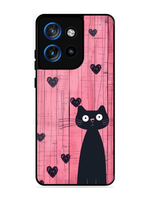 Feline Valentine'S Day Glossy Soft Edge Case for Motorola Moto Edge 50 Neo (5G)