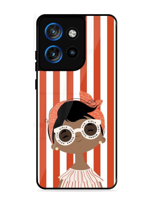Girls Just Wanna Have Fun Glossy Soft Edge Case for Motorola Moto Edge 50 Neo (5G)