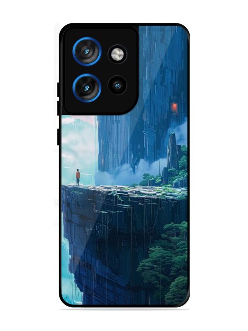 Solitude In The Sky Glossy Soft Edge Case for Motorola Moto Edge 50 Neo (5G)