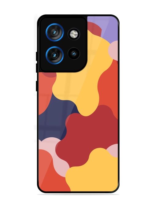 Gooey Color Chaos Glossy Soft Edge Case for Motorola Moto Edge 50 Neo (5G)