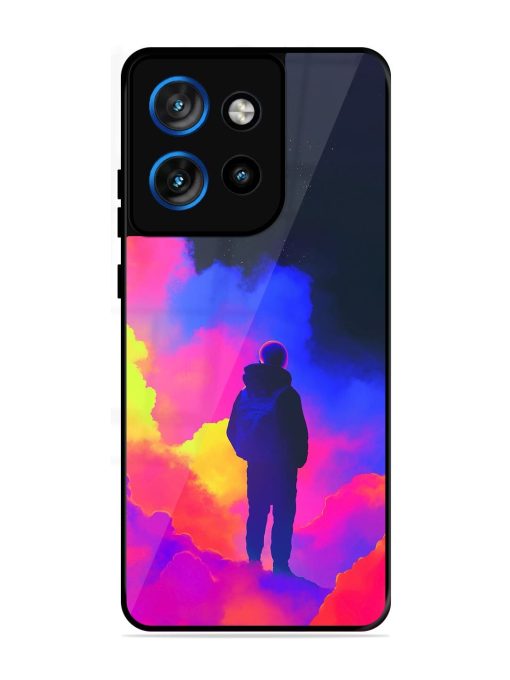 Cosmic Wanderer Glossy Soft Edge Case for Motorola Moto Edge 50 Neo (5G)