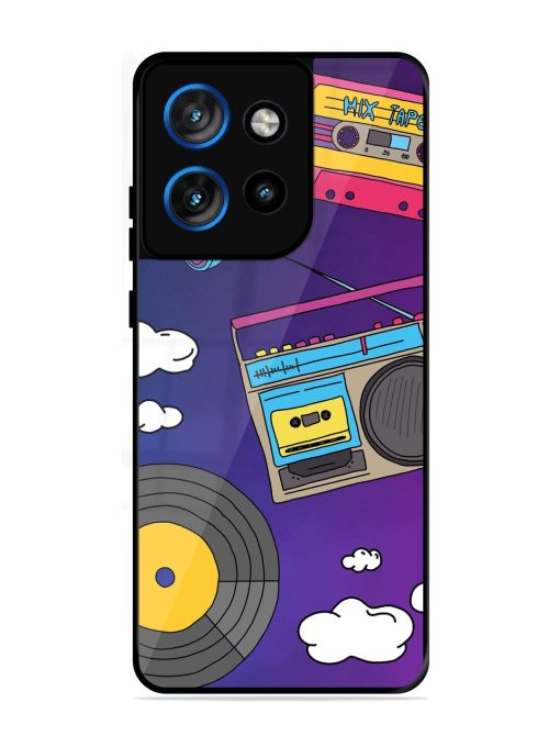 Retro Vibes Glossy Soft Edge Case for Motorola Moto Edge 50 Neo (5G)