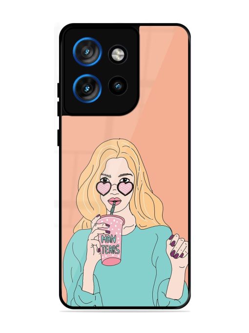 Feminine Power Glossy Soft Edge Case for Motorola Moto Edge 50 Neo (5G)