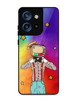 Tv Personality Glossy Soft Edge Case for Motorola Moto Edge 50 Neo (5G)