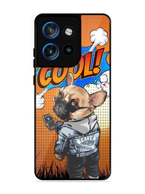 Cool Pup Glossy Soft Edge Case for Motorola Moto Edge 50 Neo (5G)
