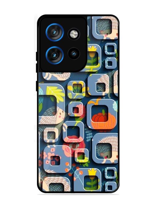 Hedgehog Hideout Glossy Soft Edge Case for Motorola Moto Edge 50 Neo (5G)