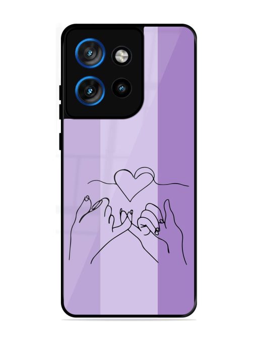 Forever Linked Glossy Soft Edge Case for Motorola Moto Edge 50 Neo (5G)