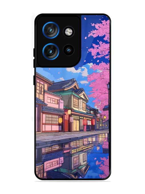 Tranquil Reflections Glossy Soft Edge Case for Motorola Moto Edge 50 Neo (5G)