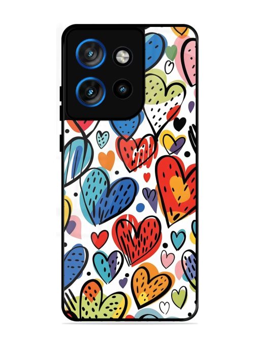 Heartfelt Harmony Glossy Soft Edge Case for Motorola Moto Edge 50 Neo (5G)