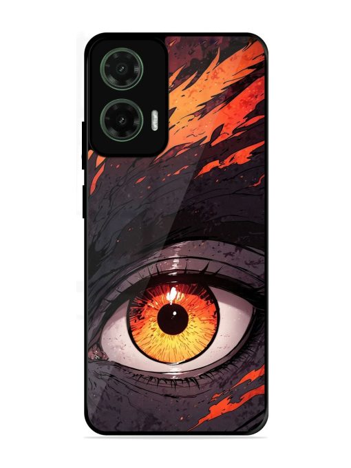 Inferno Gaze Glossy Soft Edge Case for Motorola Moto G35 (5G)