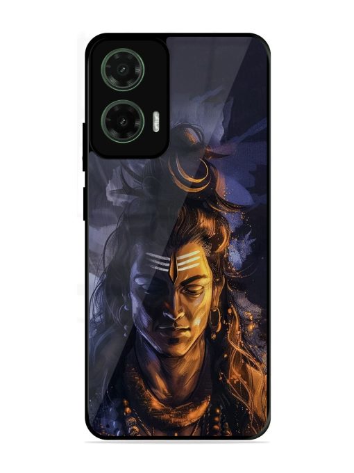 Lord Shiva Glossy Soft Edge Case for Motorola Moto G35 (5G)