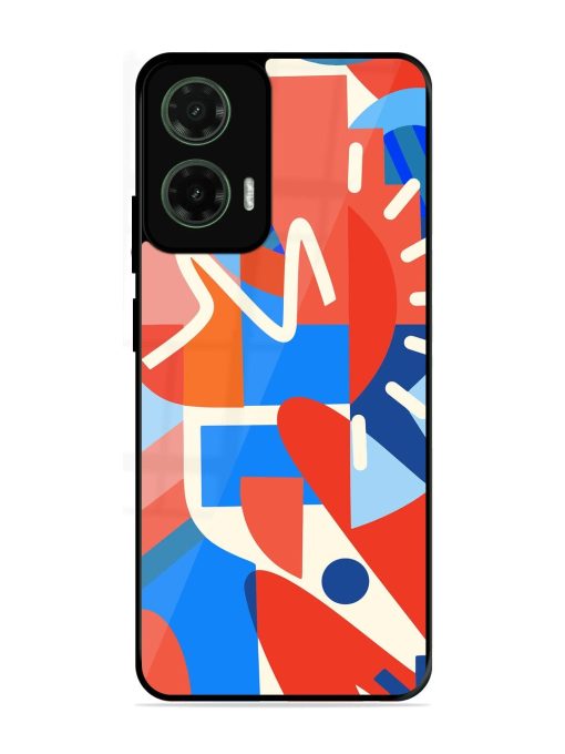 Abstract Harmony Glossy Soft Edge Case for Motorola Moto G35 (5G)