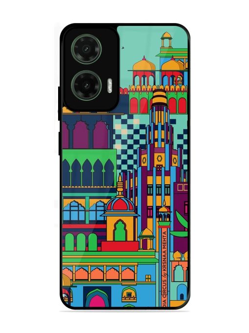 Indian Tapestry Glossy Soft Edge Case for Motorola Moto G35 (5G)