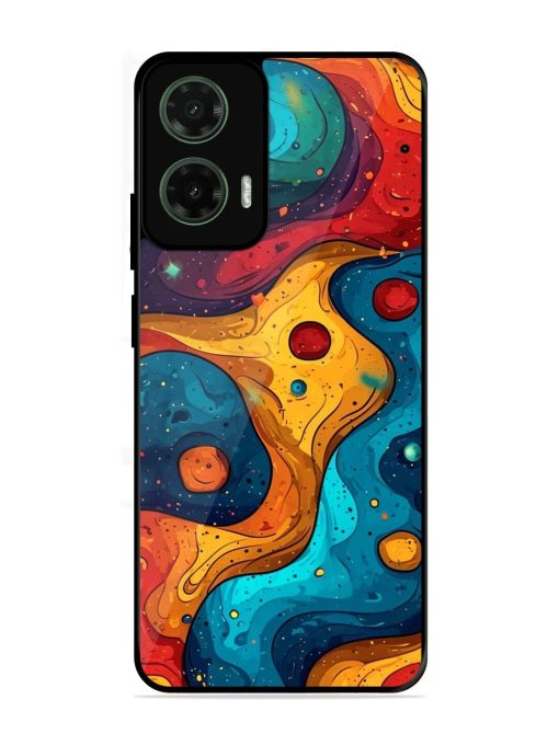 Cosmic Swirl Glossy Soft Edge Case for Motorola Moto G35 (5G)