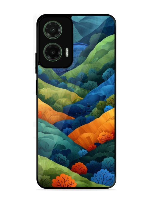 Serene Summits Glossy Soft Edge Case for Motorola Moto G35 (5G)