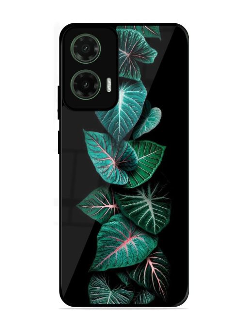 Emerald Elegance Glossy Soft Edge Case for Motorola Moto G35 (5G)