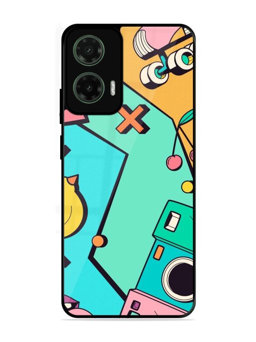 Retro Remix Glossy Soft Edge Case for Motorola Moto G35 (5G)