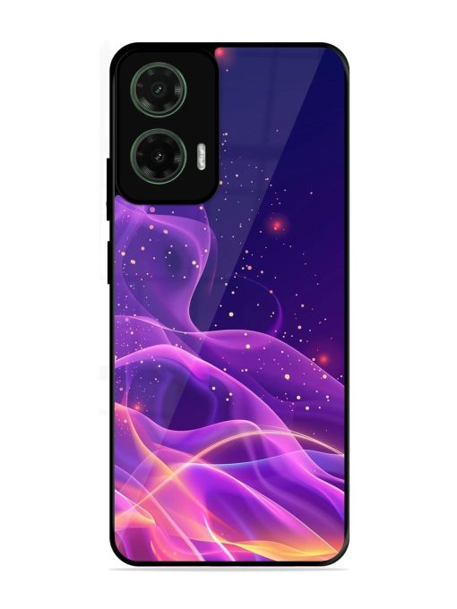 Cosmic Currents Glossy Soft Edge Case for Motorola Moto G35 (5G)