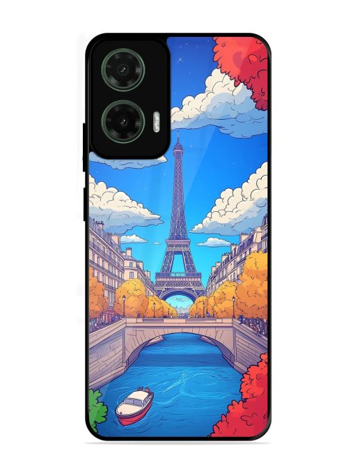 Parisian Panorama Glossy Soft Edge Case for Motorola Moto G35 (5G)