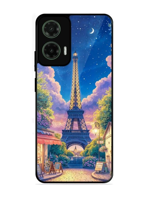 Twilight In Paris Glossy Soft Edge Case for Motorola Moto G35 (5G)