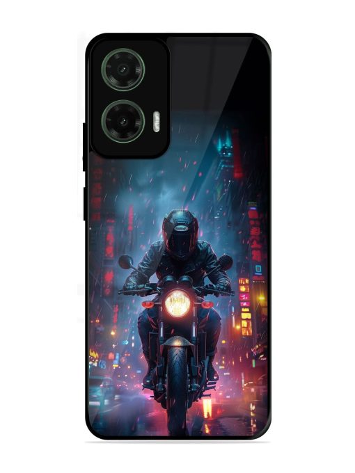 Neon Nights Glossy Soft Edge Case for Motorola Moto G35 (5G)