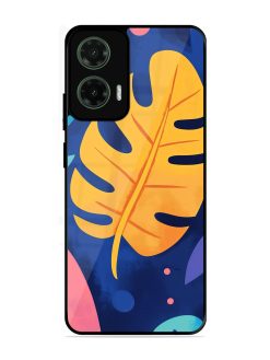 Tropical Tapestry Glossy Soft Edge Case for Motorola Moto G35 (5G)