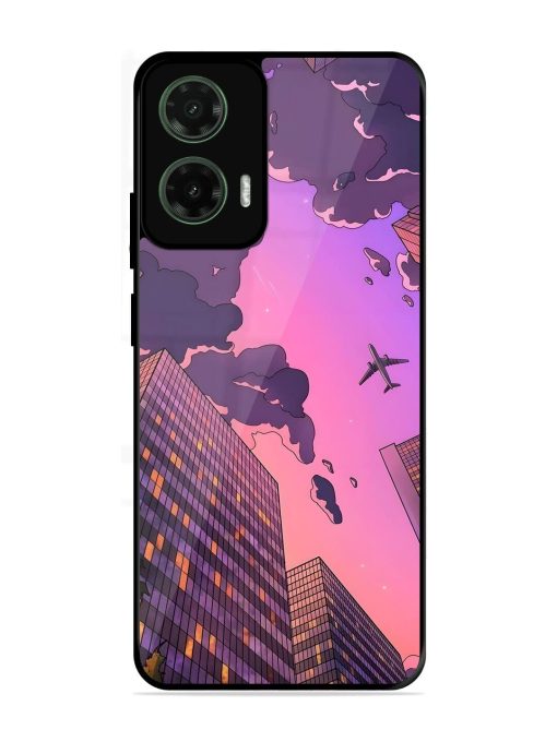 Urban Twilight Glossy Soft Edge Case for Motorola Moto G35 (5G)