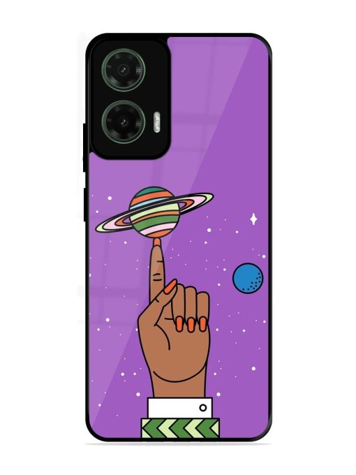 Spinning The Universe Glossy Soft Edge Case for Motorola Moto G35 (5G)