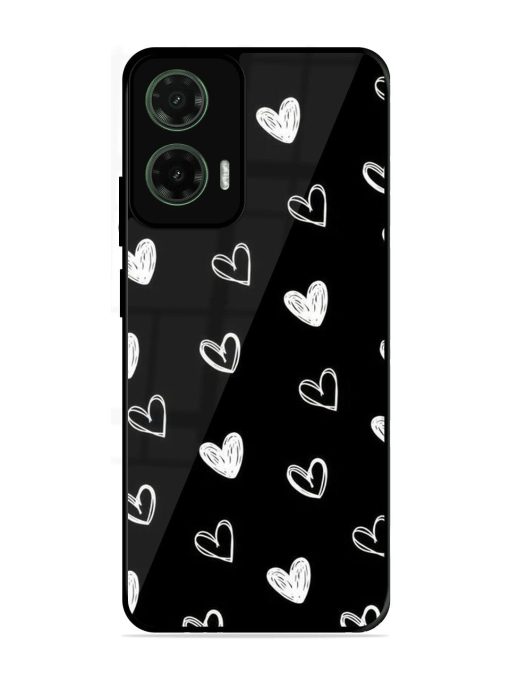 Scattered Hearts Glossy Soft Edge Case for Motorola Moto G35 (5G)