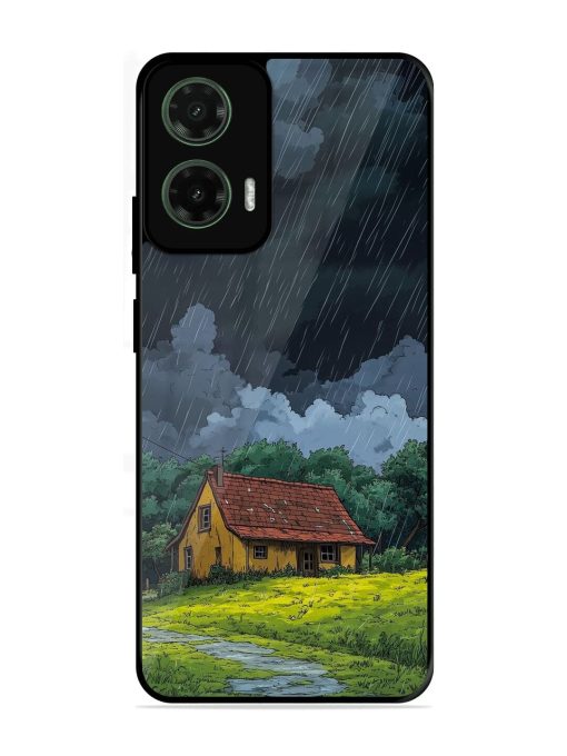 Rainy Day Retreat Glossy Soft Edge Case for Motorola Moto G35 (5G)