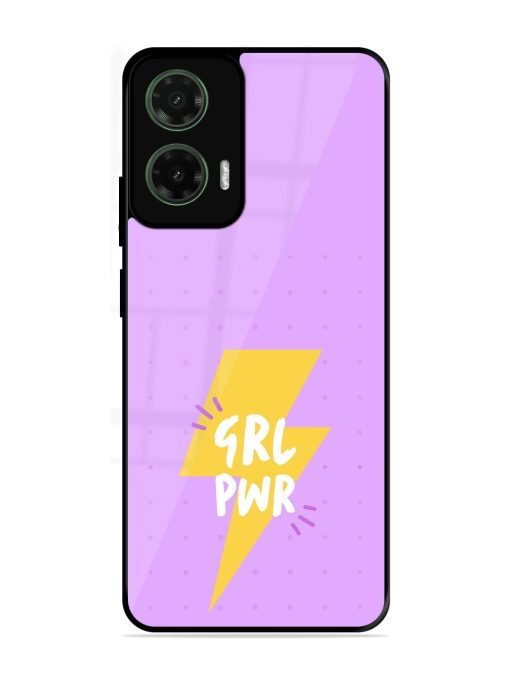 Girl Power Spark Glossy Soft Edge Case for Motorola Moto G35 (5G)