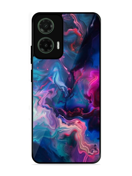 Cosmic Swirl Glossy Soft Edge Case for Motorola Moto G35 (5G)