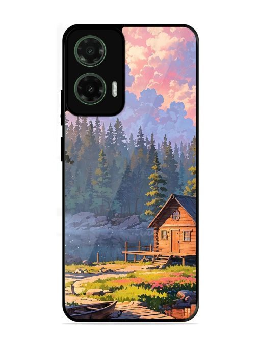 Lakeside Serenity Glossy Soft Edge Case for Motorola Moto G35 (5G)