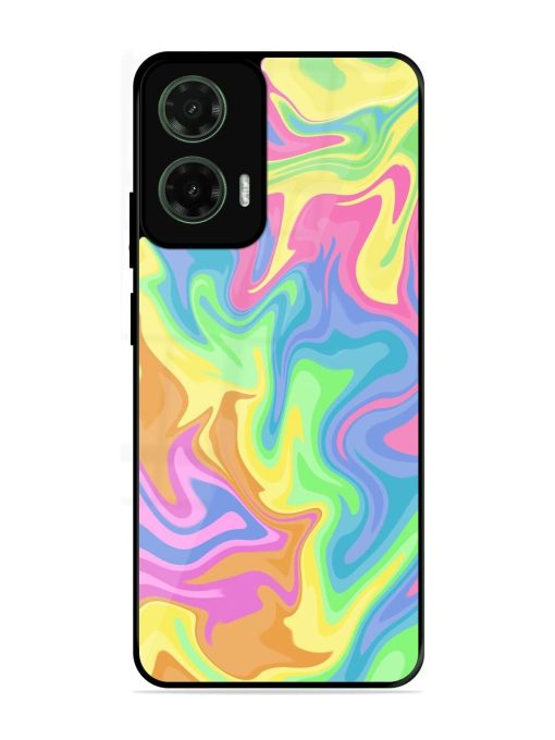 Whimsical Swirl Glossy Soft Edge Case for Motorola Moto G35 (5G)