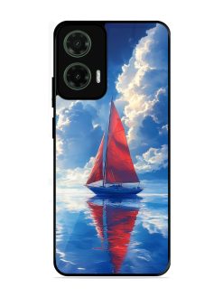 Crimson Sails Glossy Soft Edge Case for Motorola Moto G35 (5G)