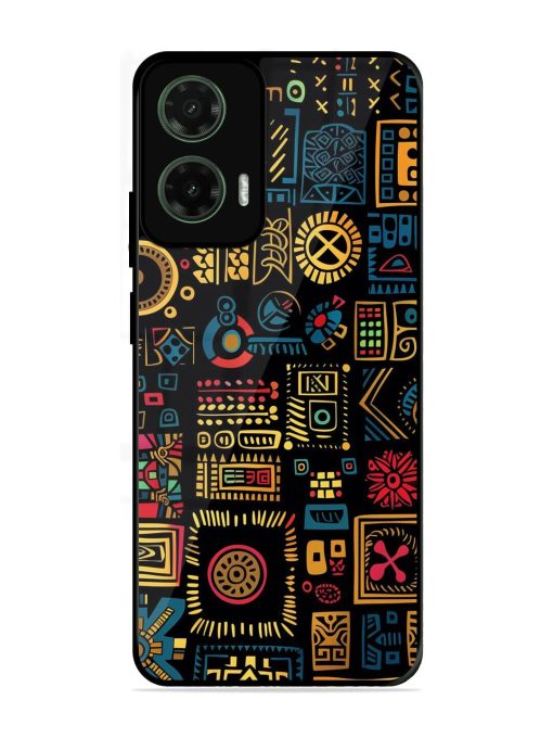 Tribal Tapestry Glossy Soft Edge Case for Motorola Moto G35 (5G)