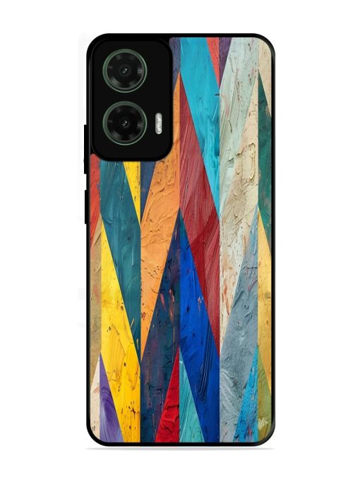 Abstract Tapestry Glossy Soft Edge Case for Motorola Moto G35 (5G)