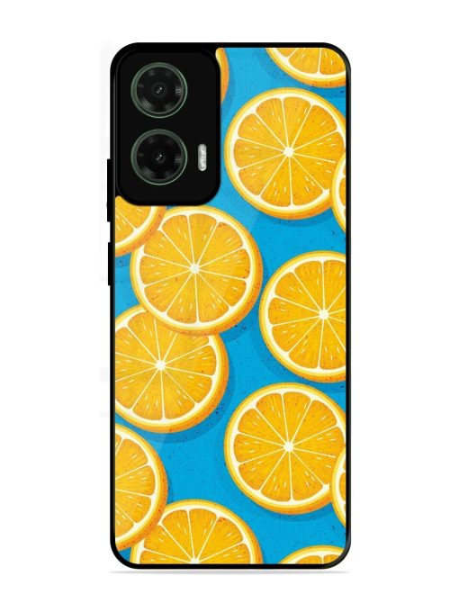 Citrus Symphony Glossy Soft Edge Case for Motorola Moto G35 (5G)