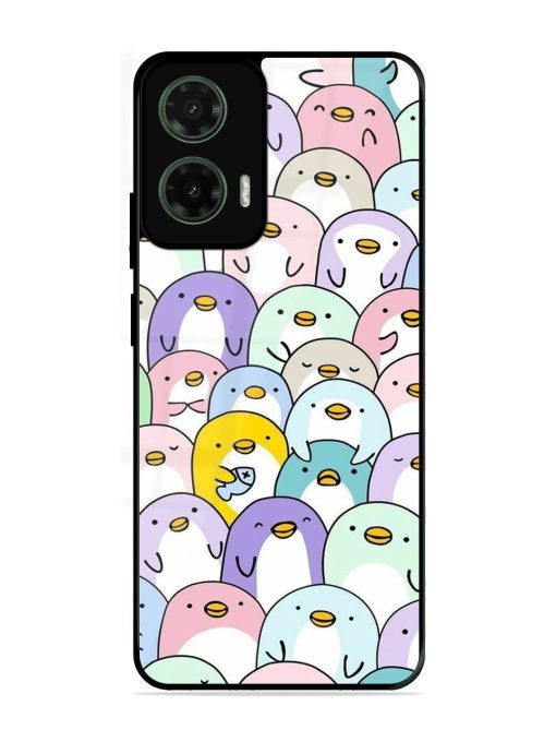 Penguin Party Glossy Soft Edge Case for Motorola Moto G35 (5G)