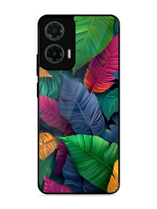 Tropical Tapestry Glossy Soft Edge Case for Motorola Moto G35 (5G)