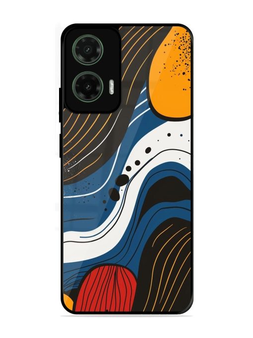 Abstract Expression Glossy Soft Edge Case for Motorola Moto G35 (5G)