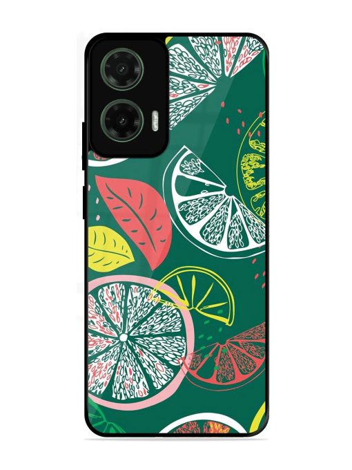 Citrus Symphony Glossy Soft Edge Case for Motorola Moto G35 (5G)