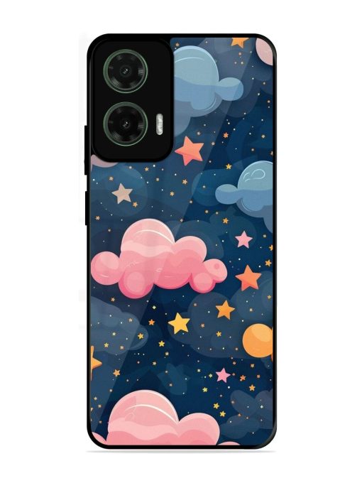 Twinkling Dreams Glossy Soft Edge Case for Motorola Moto G35 (5G)