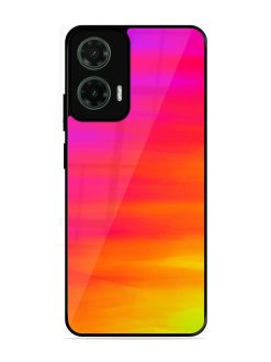 Neon Horizon Glossy Soft Edge Case for Motorola Moto G35 (5G)