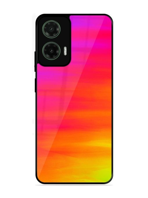 Neon Horizon Glossy Soft Edge Case for Motorola Moto G35 (5G)